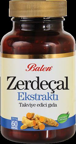 Balen Zerdeçal Ekstraktı Kapsül Takviye Edici Gıda