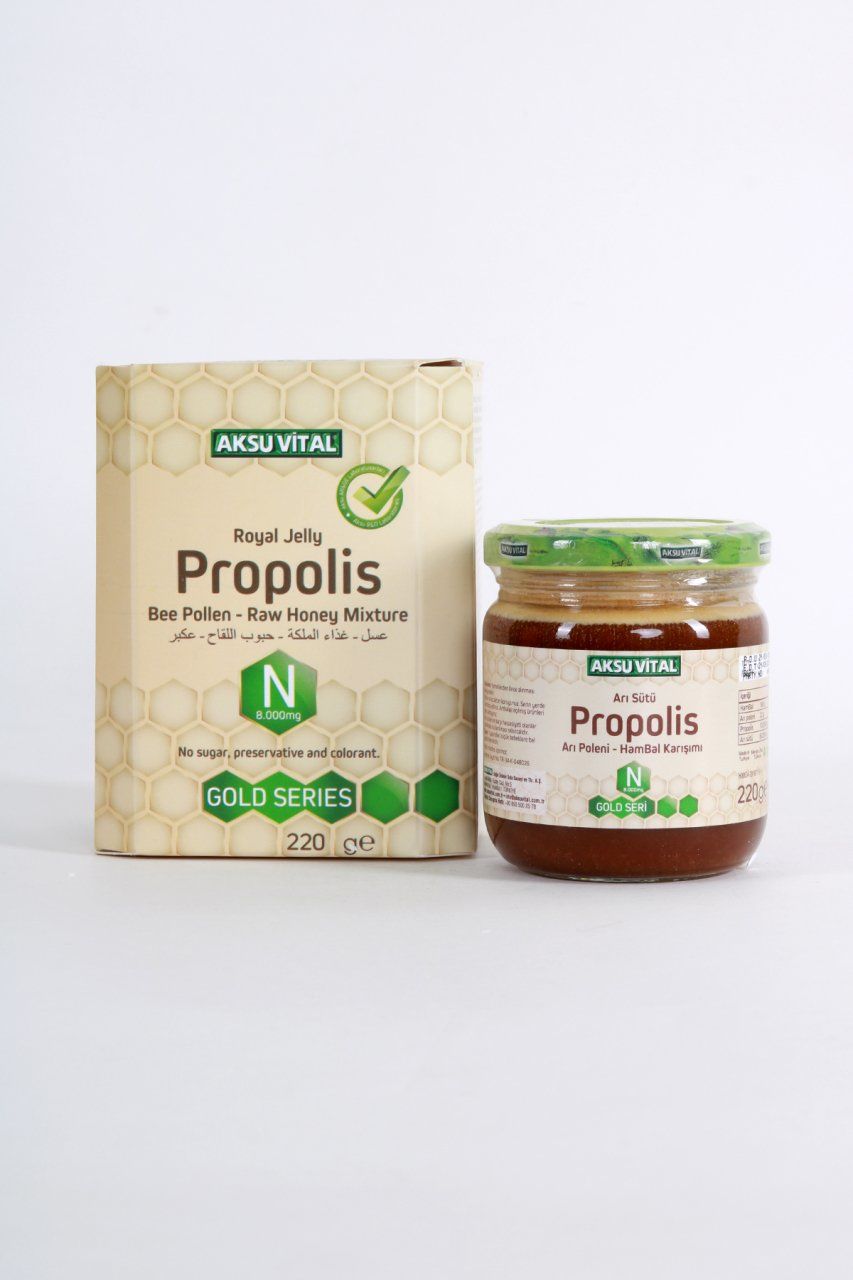 Aksu Vital Propolis Arı Sütü  Arı Poleni Ham Bal Karışımı