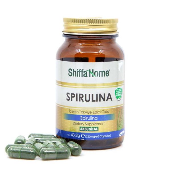 Shiffa Home Spırulına Kapsül (720mg x 60 Kapsül)