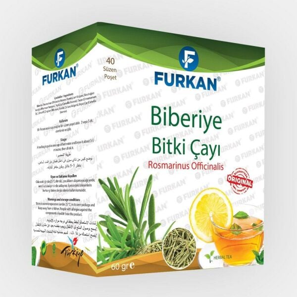 Furkan Biberiye Bitki Çayı (40 süzen Poşet)