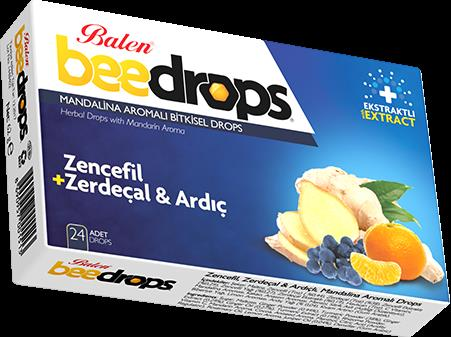 Balen Zencefil - Zerdeçal - Ardıçlı Mandalina Aromalı Drops