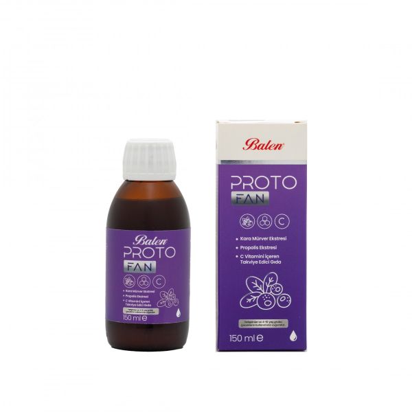Balen Proto Fan Karamürver & Propolis Ekstraktı ve C Vitamini İçeren Şurup 150 ML