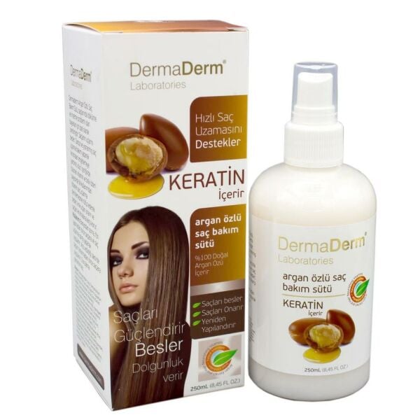 Dermaderm Argan Özlü Saç Bakım Sütü 250 ml